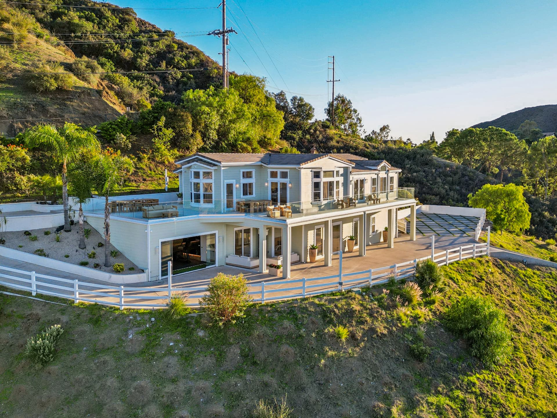 Thrive Malibu — Hillside residence and canyon